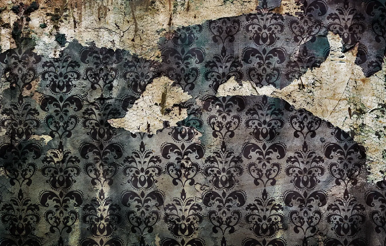 Photo wallpaper old, Wallpaper, pattern, vintage