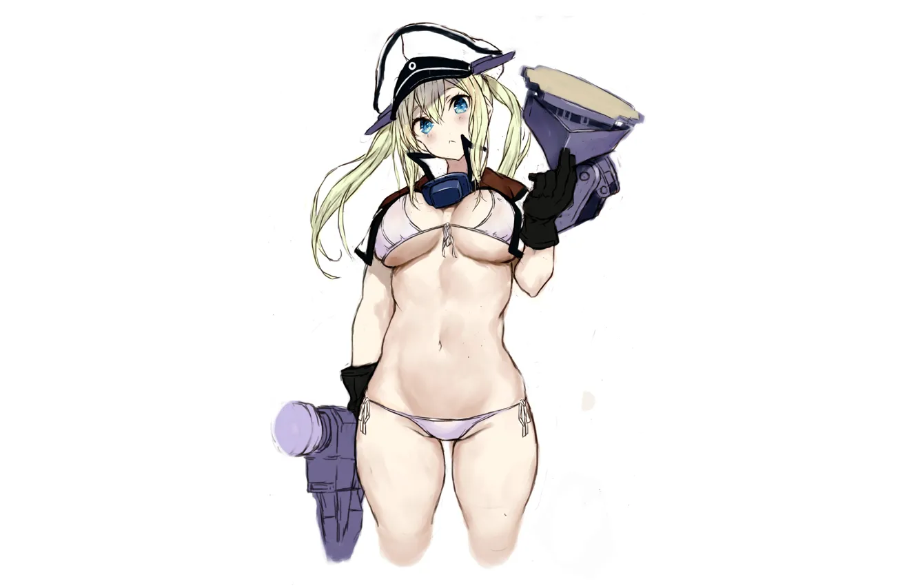 Photo wallpaper girl, sexy, cleavage, long hair, boobs, anime, beautiful, pretty