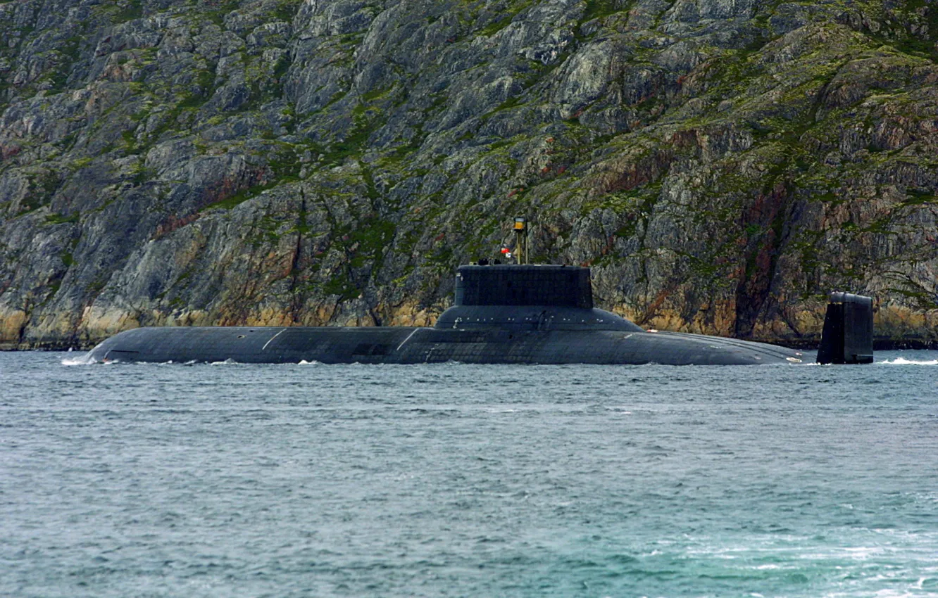 Photo wallpaper cruiser, underwater, atomic, Severstal, the cipher Shark