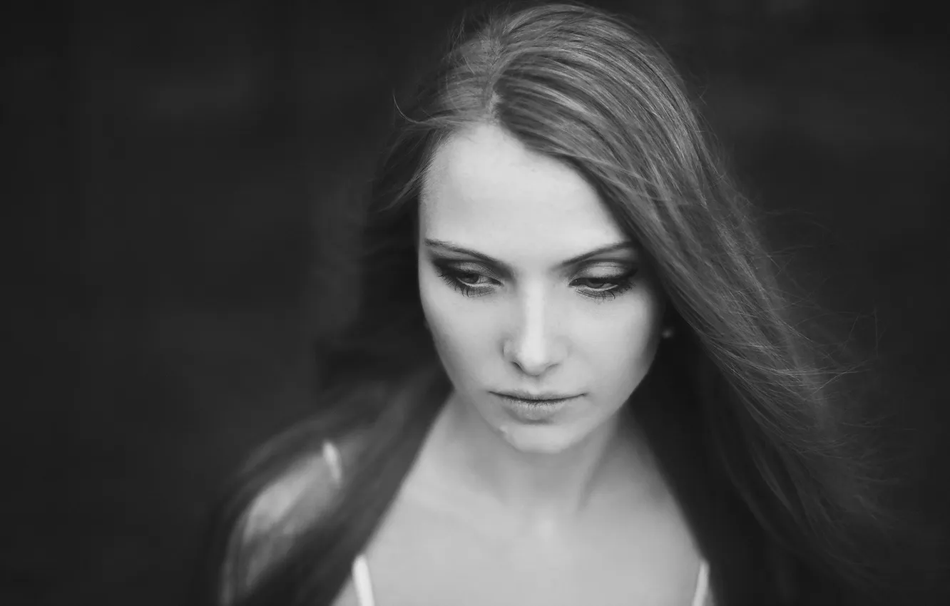 Photo wallpaper girl, portrait, Lauren