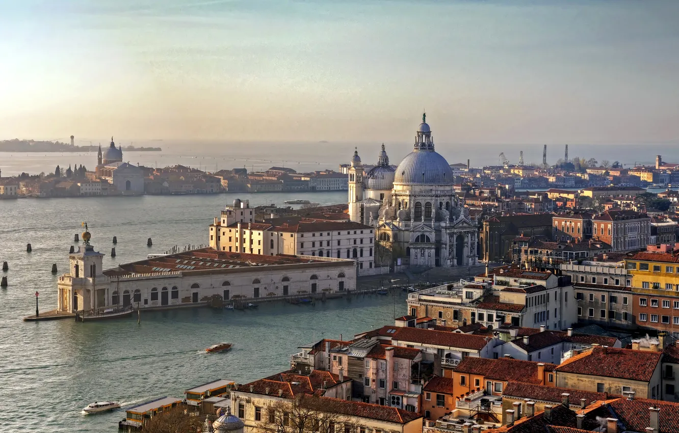 Photo wallpaper sea, home, boats, Italy, Venice, Palace, water