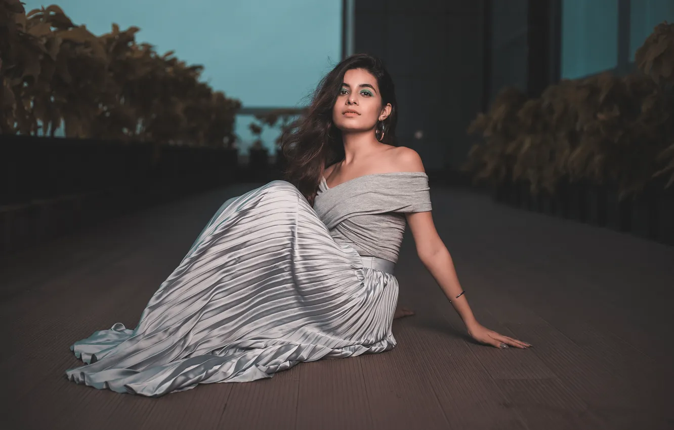 Photo wallpaper girl, hot, sexy, eyes, smile, beautiful, figure, model