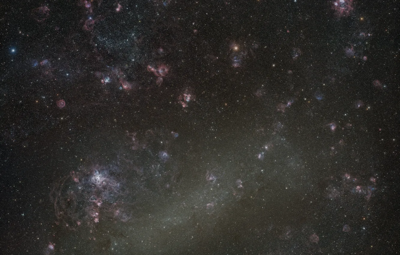 Photo wallpaper space, BMO, LMC, The Large Magellanic Cloud, dwarf galaxy, Large Magellanic Cloud