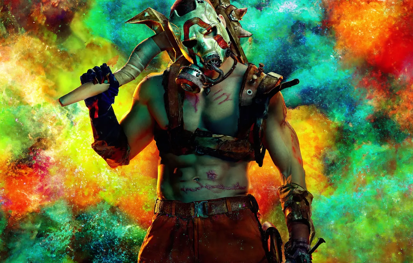 Photo wallpaper pose, poster, muscle, Borderlands, War, Florian Munteanu, Florian Munteanu, Borderlands