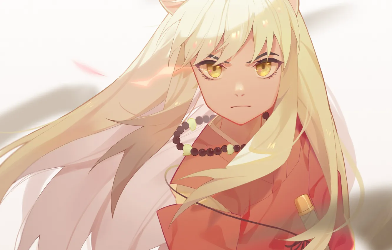 Photo wallpaper look, art, guy, ears, Inuyasha, InuYasha