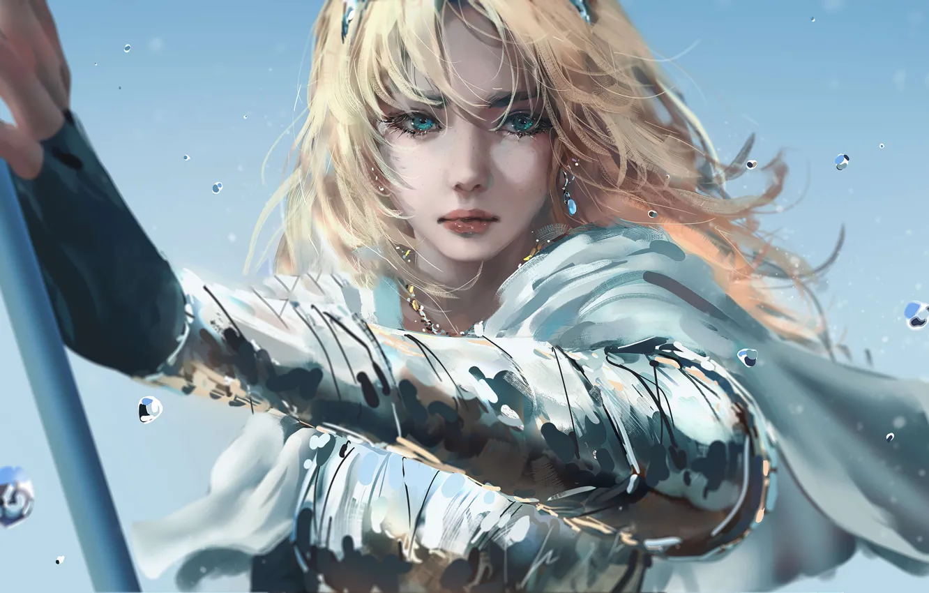 Photo wallpaper look, girl, hair, Suite, League of Legends, League Of Legends