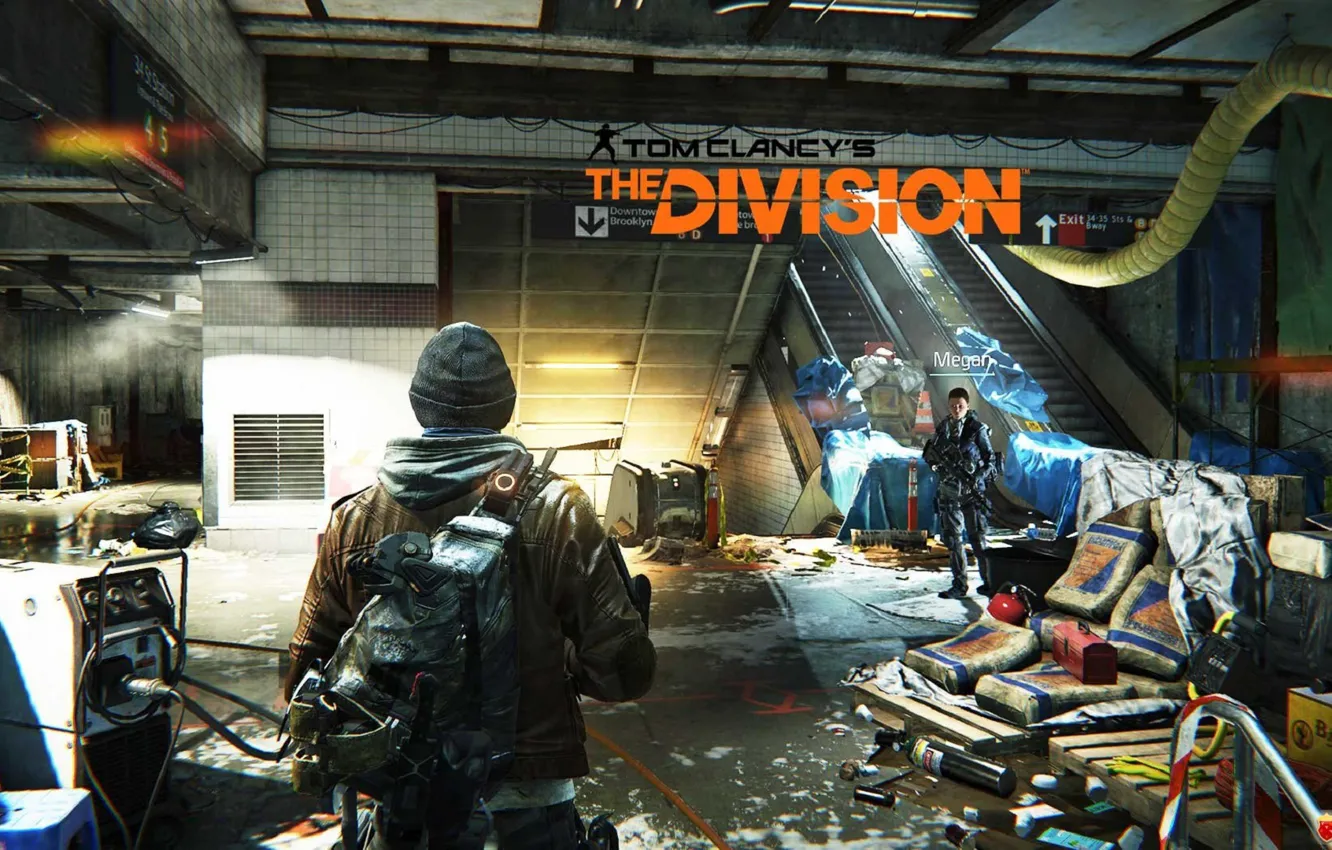 Photo wallpaper metro, the game, Ubisoft Entertainment, Tom Clancy's The Division, The Division