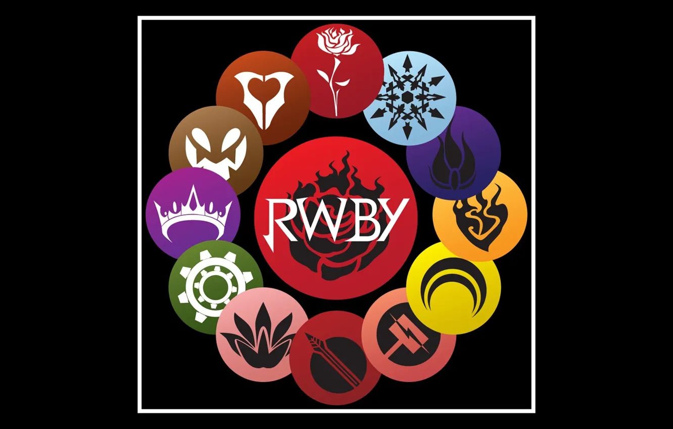 Photo wallpaper rose, flower, weapon, heart, anime, crown, snow, shield