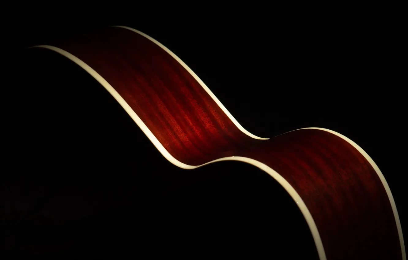 Photo wallpaper color, guitar, form