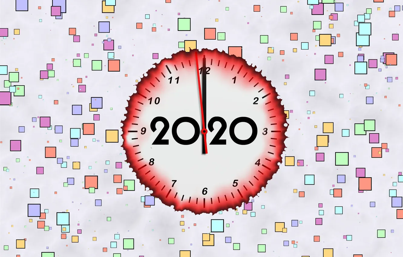 Photo wallpaper background, arrows, New Year, dial, 2020