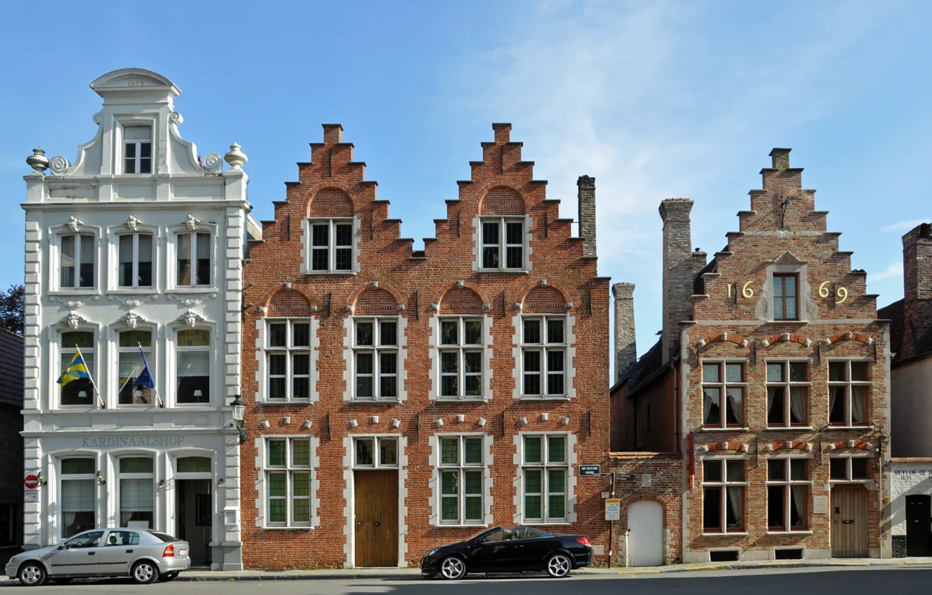 Photo wallpaper home, Belgium, architecture, Bruges