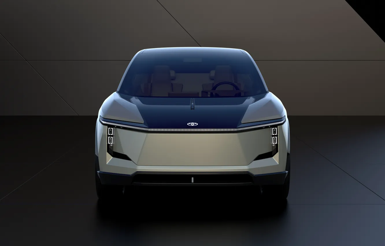 Photo wallpaper Concept Car, crossover, Toyota, crossover, electric crossover, electric crossover, Toyota FT-300e, a concept car