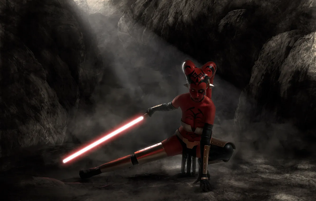 Photo wallpaper the game, being, cave, cosplay