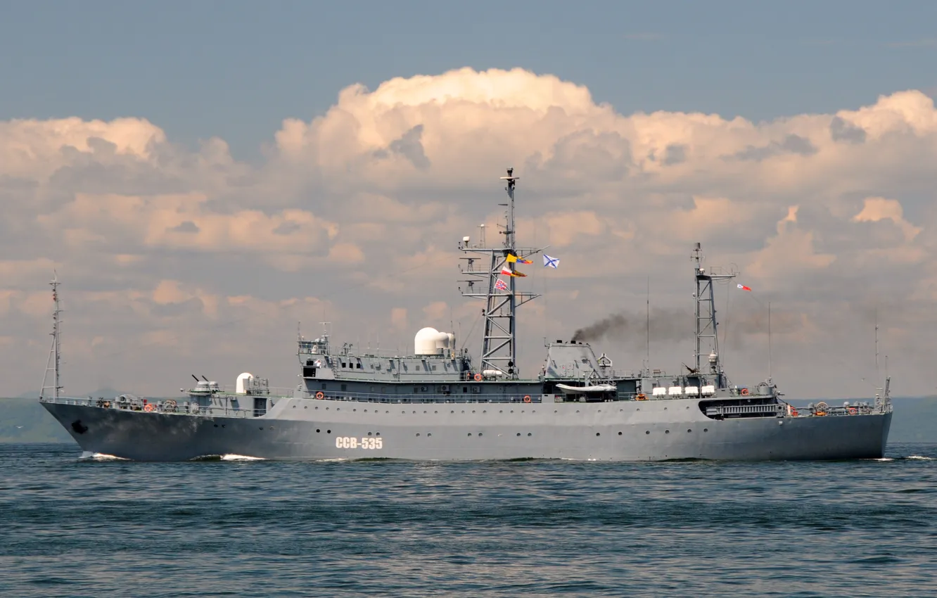 Photo wallpaper ship, Karelia, intelligence, 2024