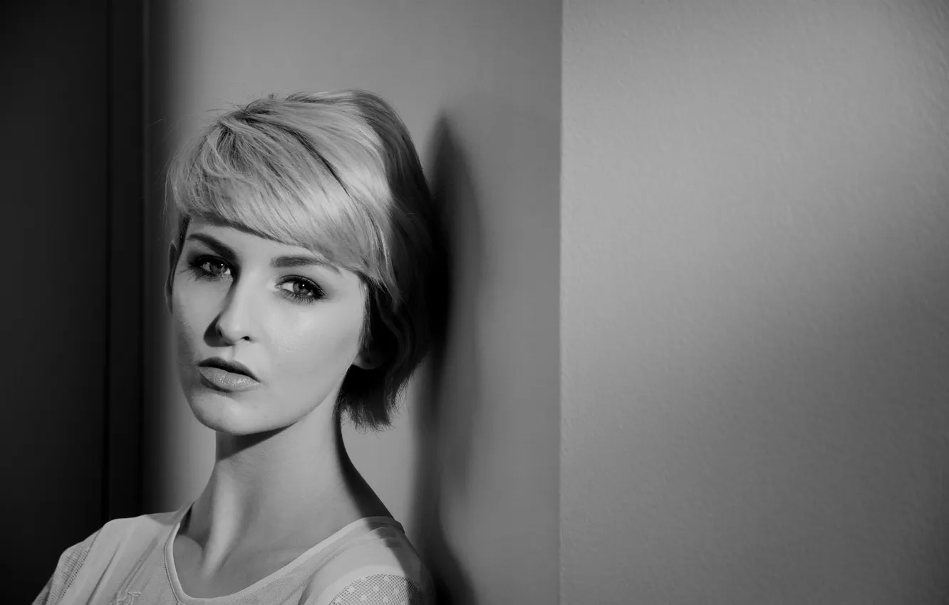 Photo wallpaper look, girl, portrait