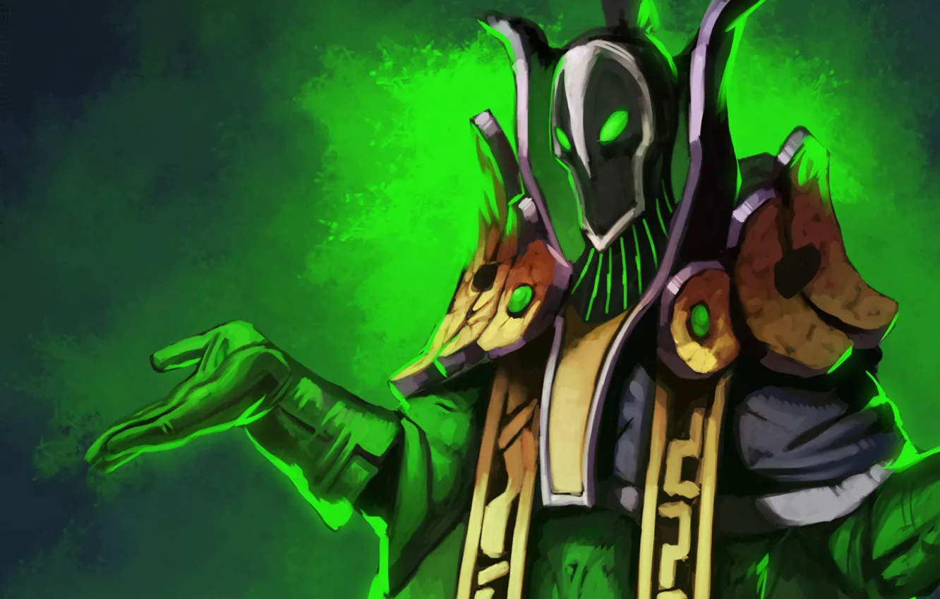 Photo wallpaper hands, art, dota 2, Rubick, Grand Magus