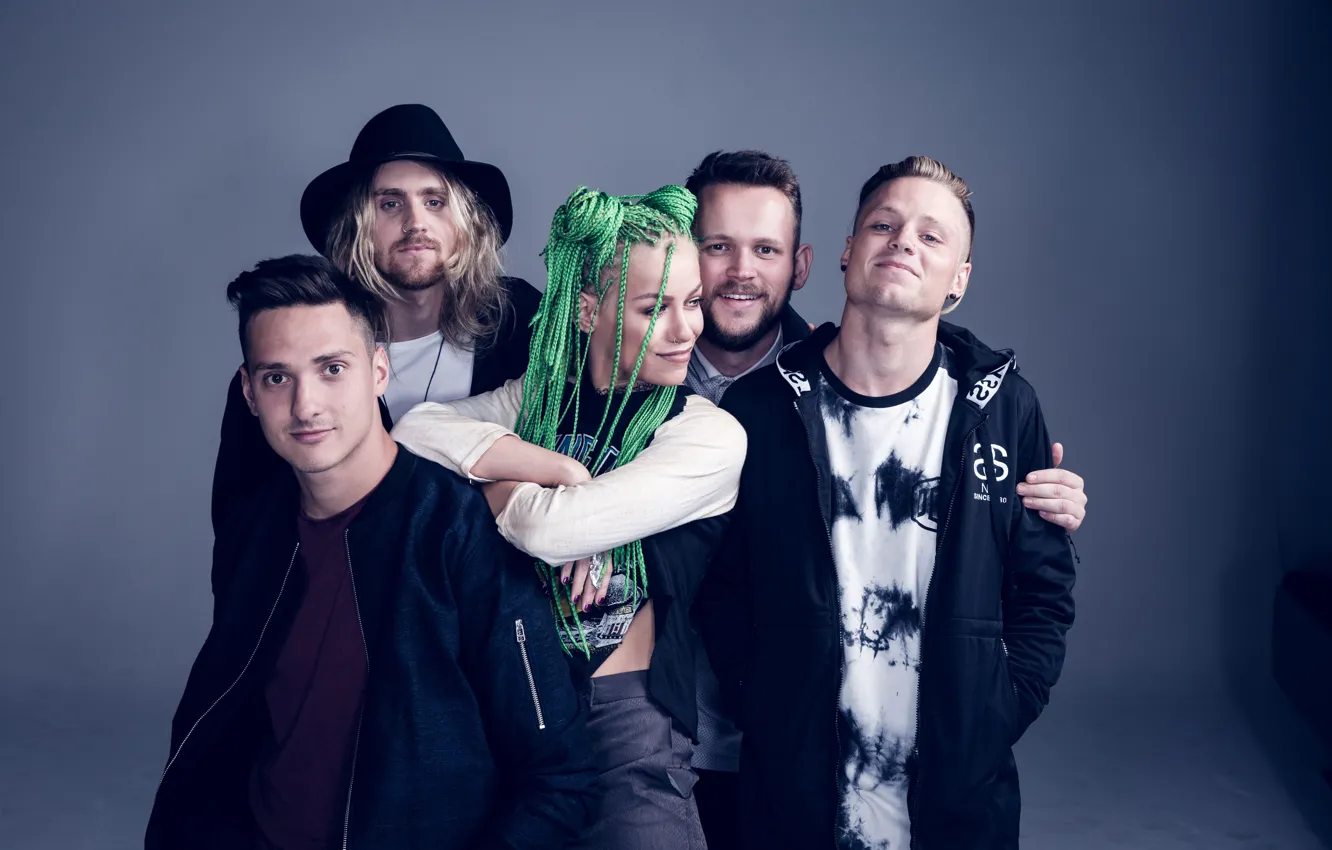 Photo wallpaper Pop Punk, Jenna Mcdougall On, Tonight Alive, Jenna McDougall, Matt Best, She, Jake Hardy, Cam …