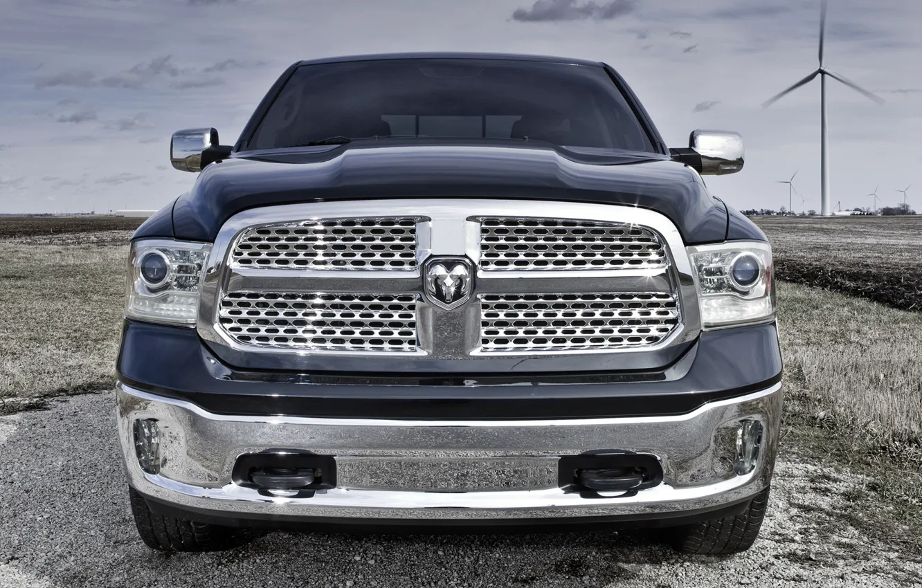 Photo wallpaper Dodge, Dodge, 2012, SUV, 1500, Pickup, Chrome, Ram