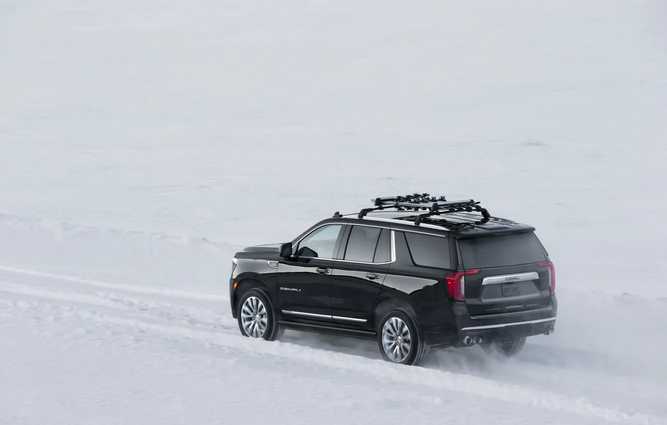Photo wallpaper snow, GMC, SUV, Denali, Yukon, 2020