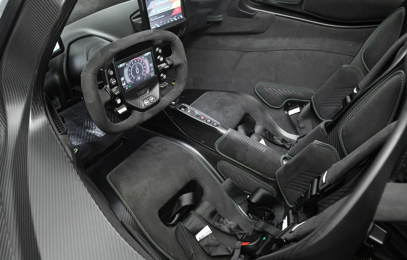 Photo wallpaper Aston Martin, interior, supercar, sports car, Spider, Supercar, Sports car, Valkyrie