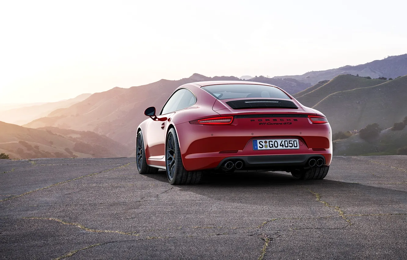 Photo wallpaper 911, Porsche, Carrera, GTS, 2015