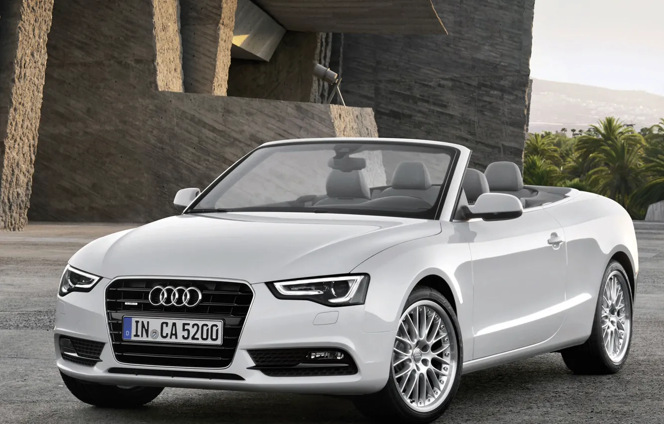 Photo wallpaper Audi, Cabrio, A5