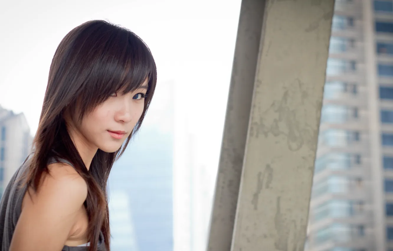 Photo wallpaper girl, Asian, Natalie Shih