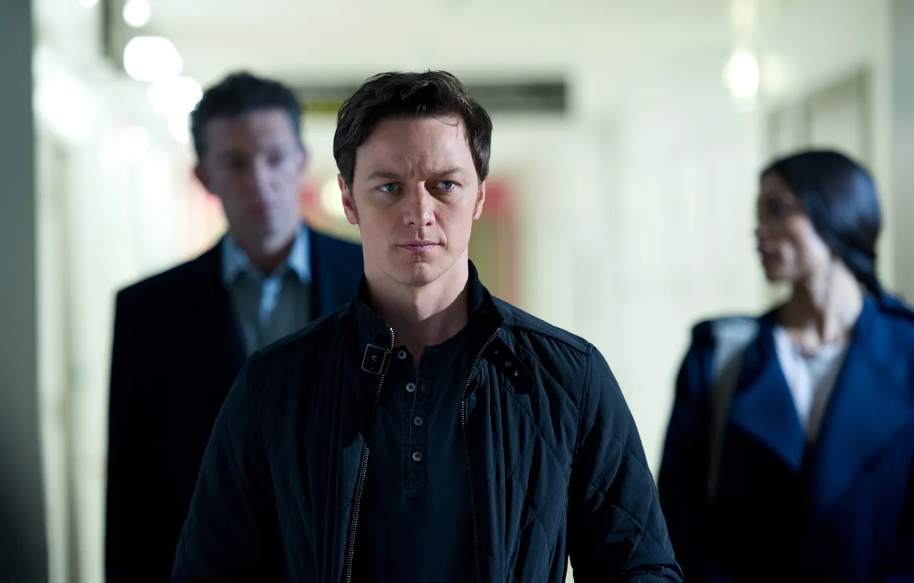 Photo wallpaper blur, trance, Rosario Dawson, TRANS, James McAvoy, James McAvoy, Vincent Cassel, Vincent Cassel