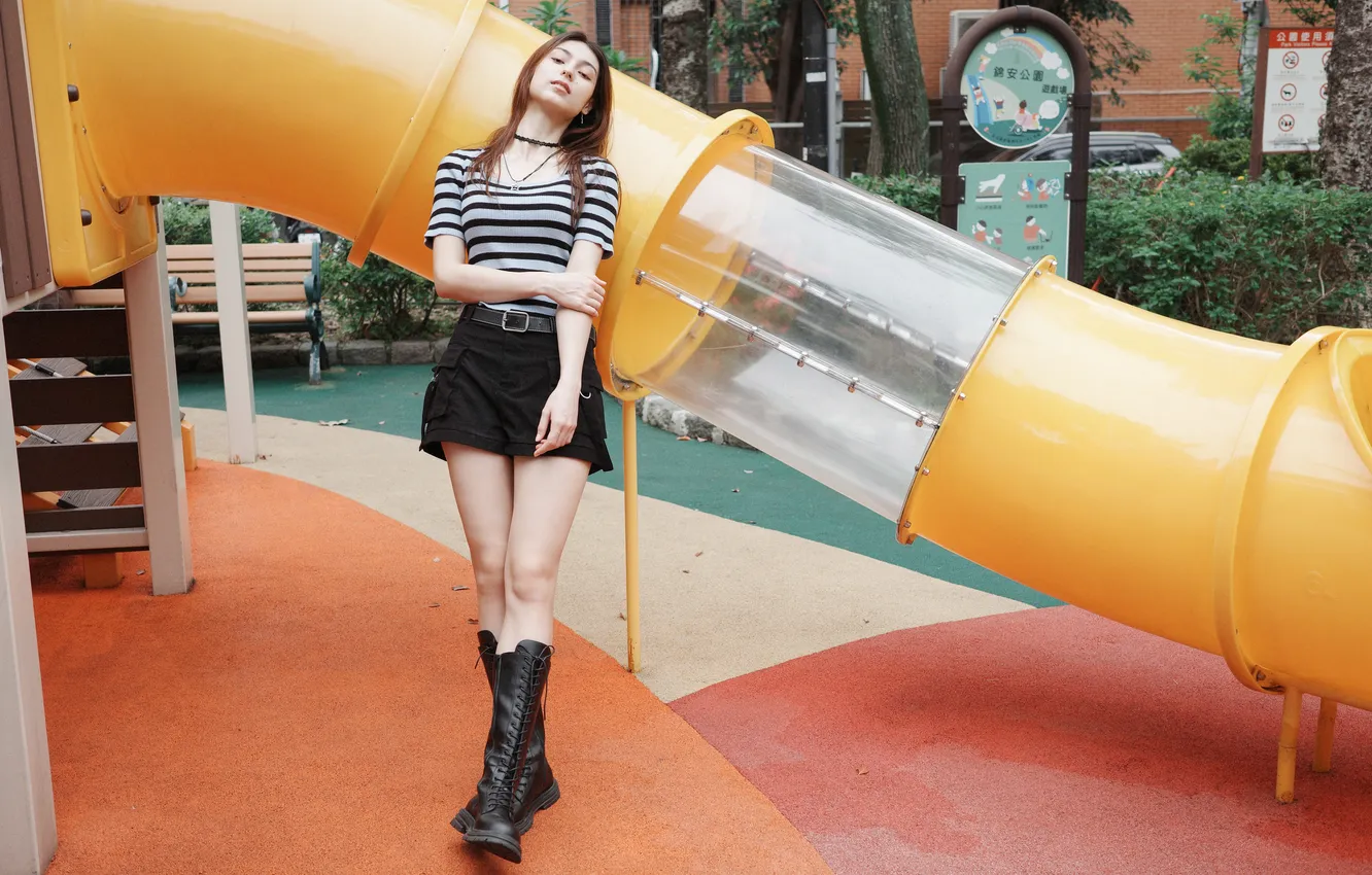 Photo wallpaper model, cute, woman1