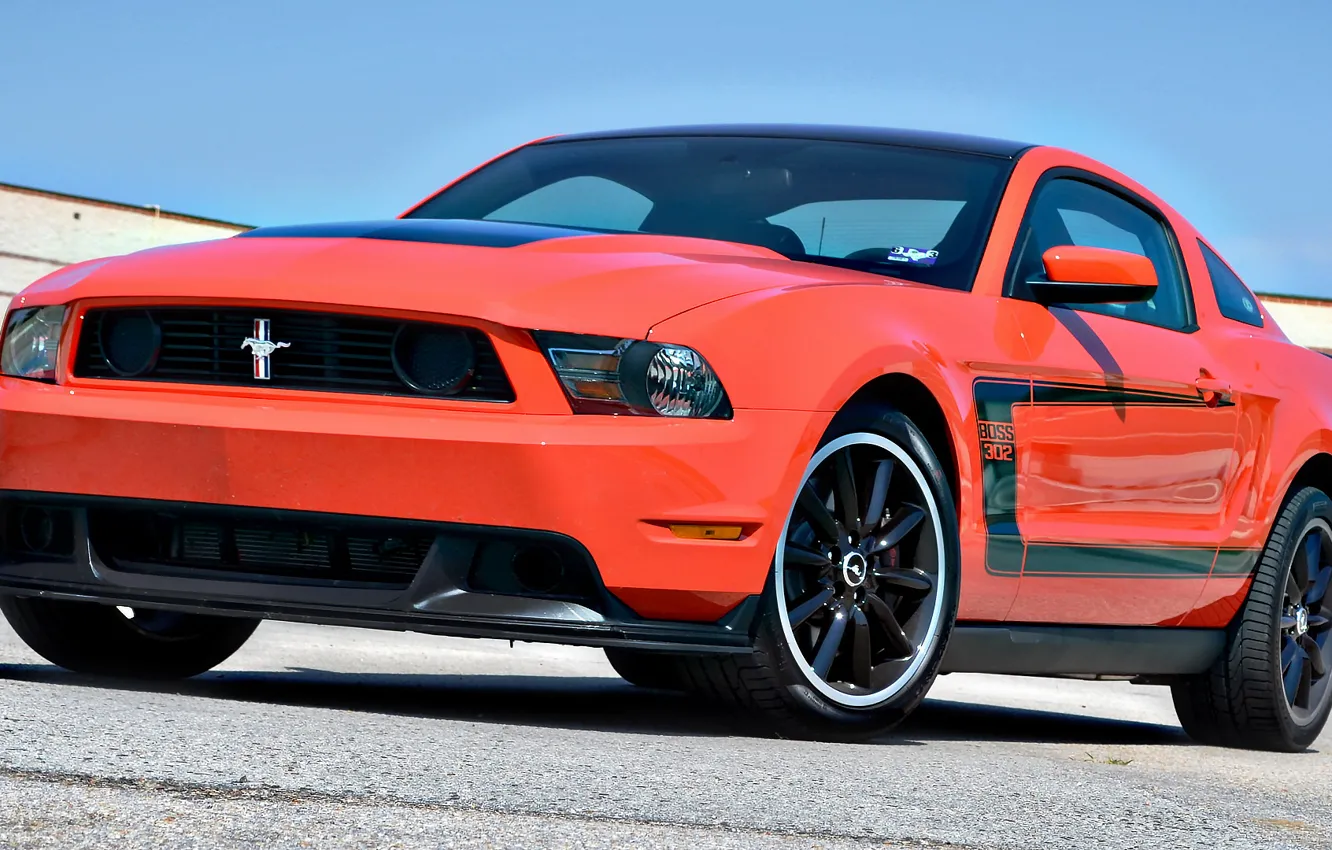 Photo wallpaper mustang, ford, 302, boss