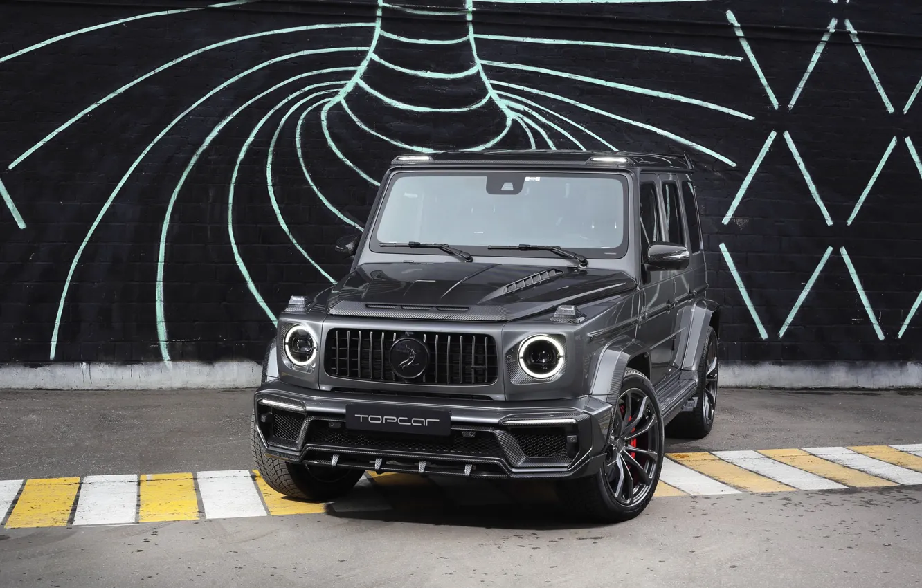 Photo wallpaper Mercedes, AMG, Mercedes AMG G63, Inferno grey