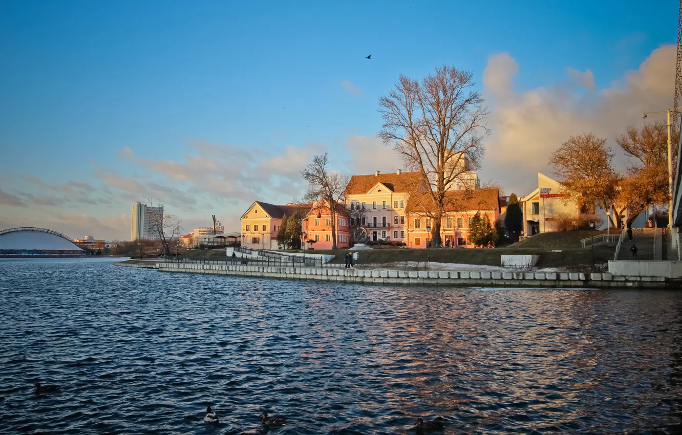 Photo wallpaper Trinity Suburb, Belarus, Minsk, Nemiga