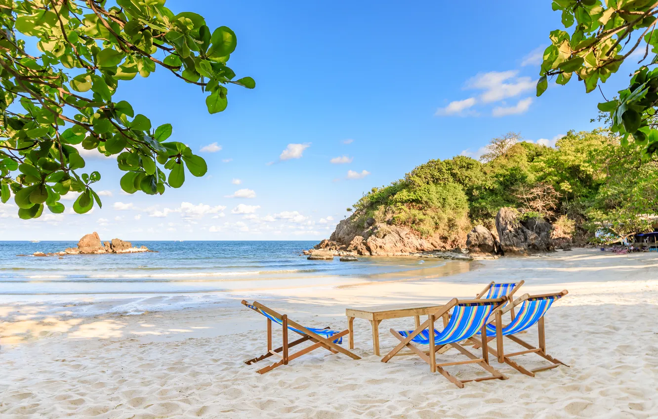 Photo wallpaper sand, sea, beach, summer, summer, beach, sea, sand