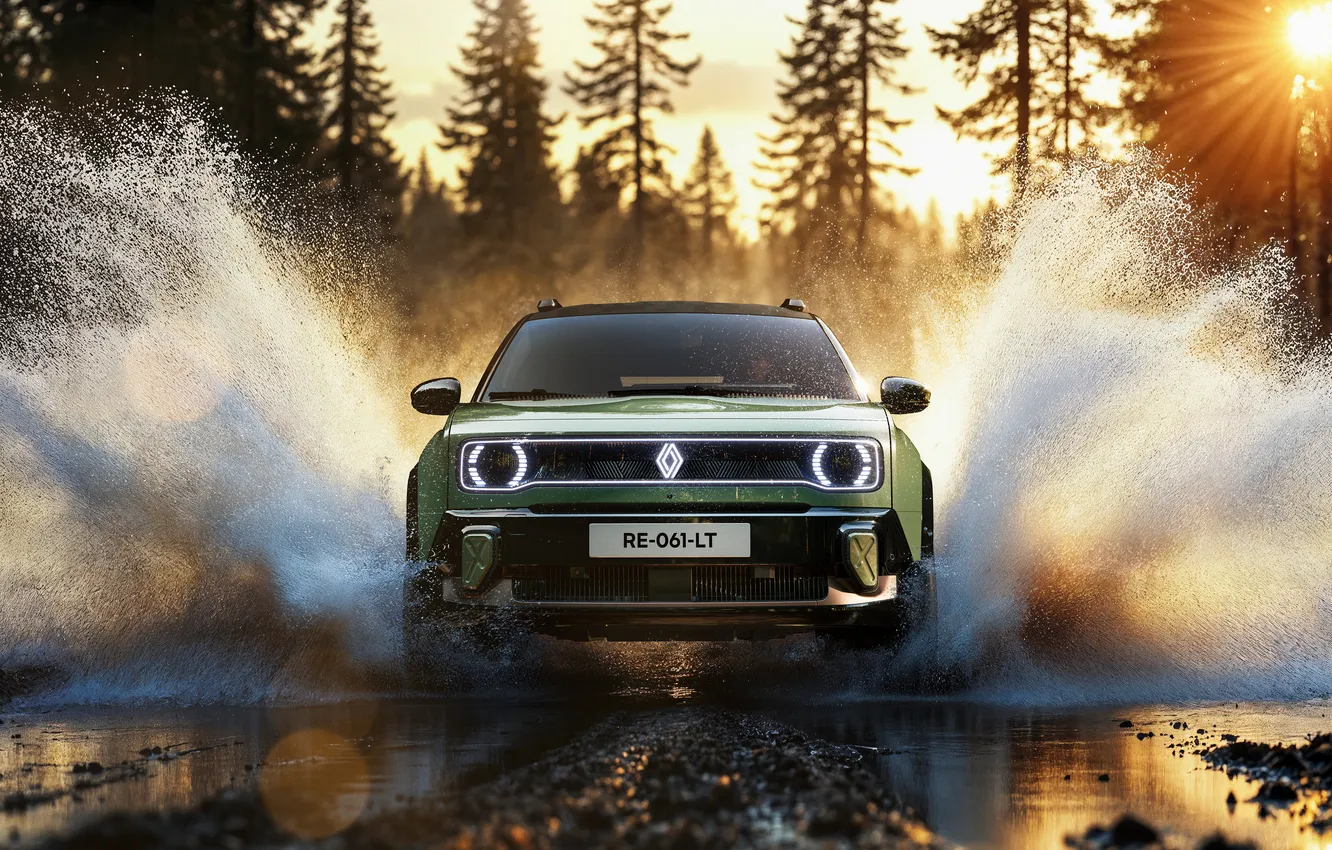 Photo wallpaper Concept, Renault, 4x4, 4 Savane