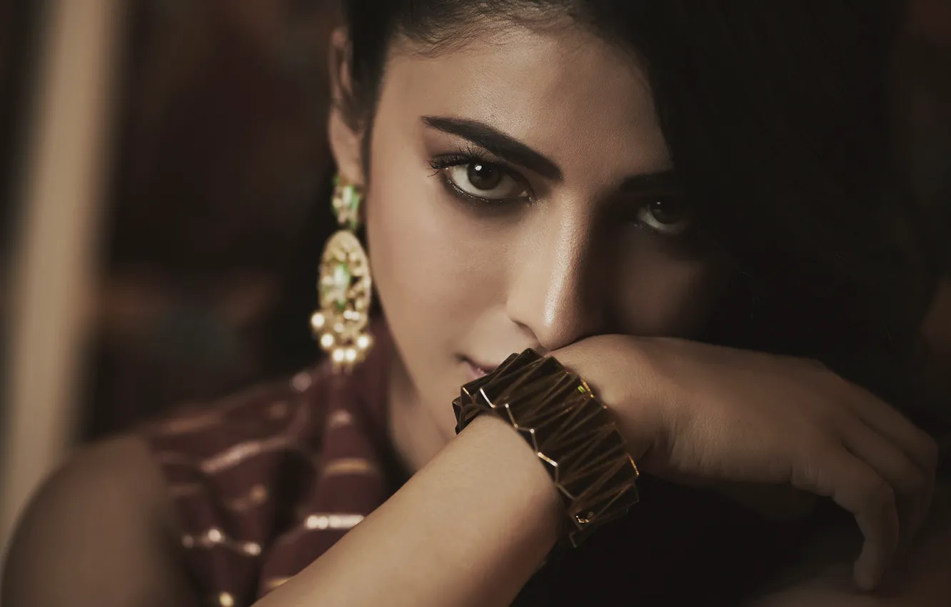 Photo wallpaper girl, eyes, smile, beautiful, model, pretty, beauty, face