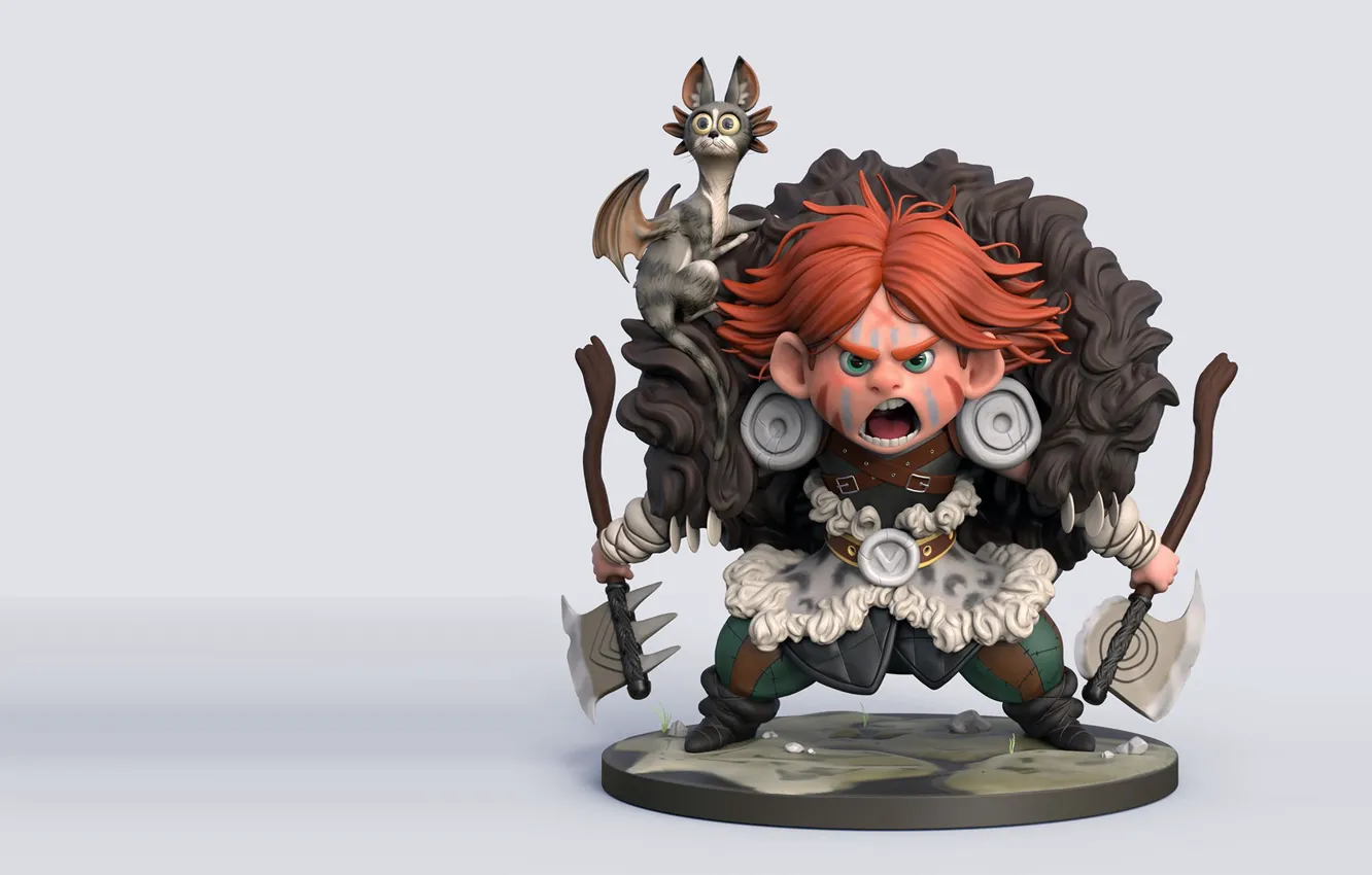 Photo wallpaper art, The Vikings, Vikingboy, Jonas Vandeputte