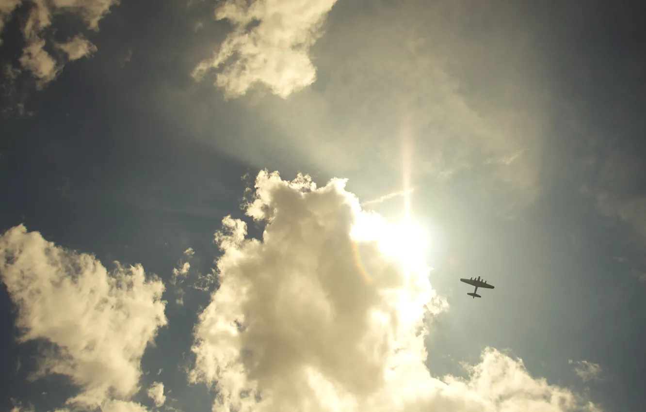 Photo wallpaper the sky, freedom, clouds, landscapes, the plane, sky, freedom, clouds