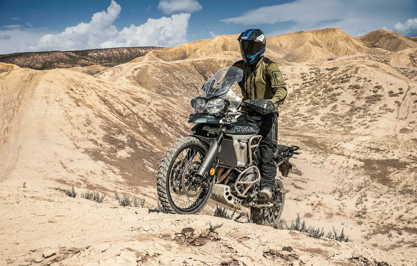 Photo wallpaper tiger, 2018, Triumph, 800, XCA