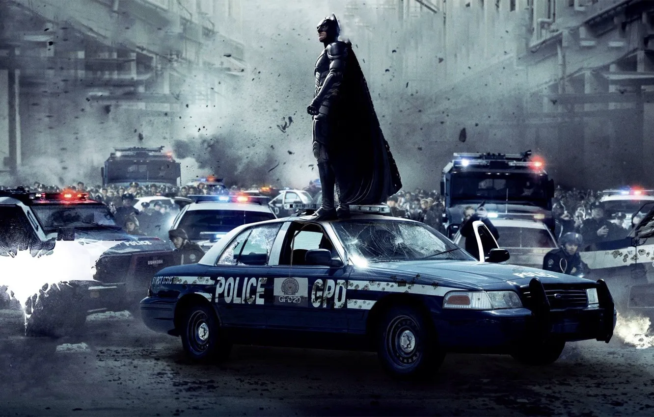 Photo wallpaper Batman, Batman, The Dark Knight Rises