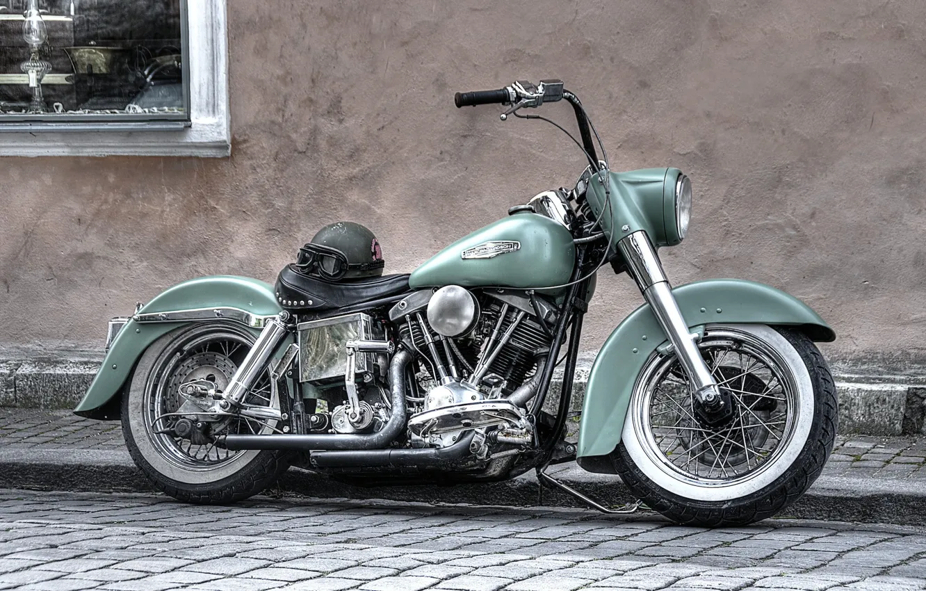 Photo wallpaper Harley Davidson, ride, American motorcycle, cool ride
