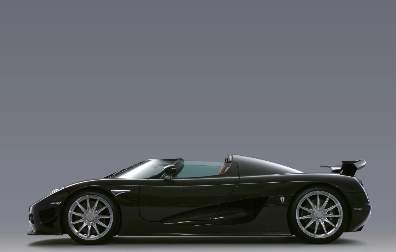 Photo wallpaper black, supercar, side view, carbon, CCXR, Koenigsegg ccx products