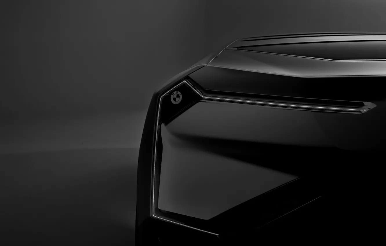 Photo wallpaper coupe, BMW, emblem, the rear part, 2019, Vision M NEXT Concept
