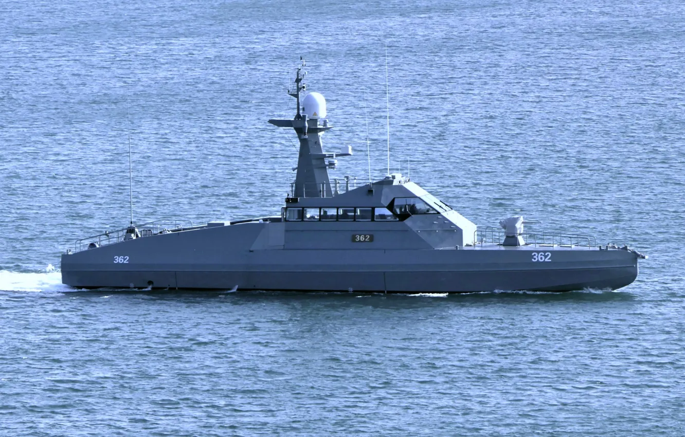 Photo wallpaper boat, interceptor, Saudi Arabia, HSI 32