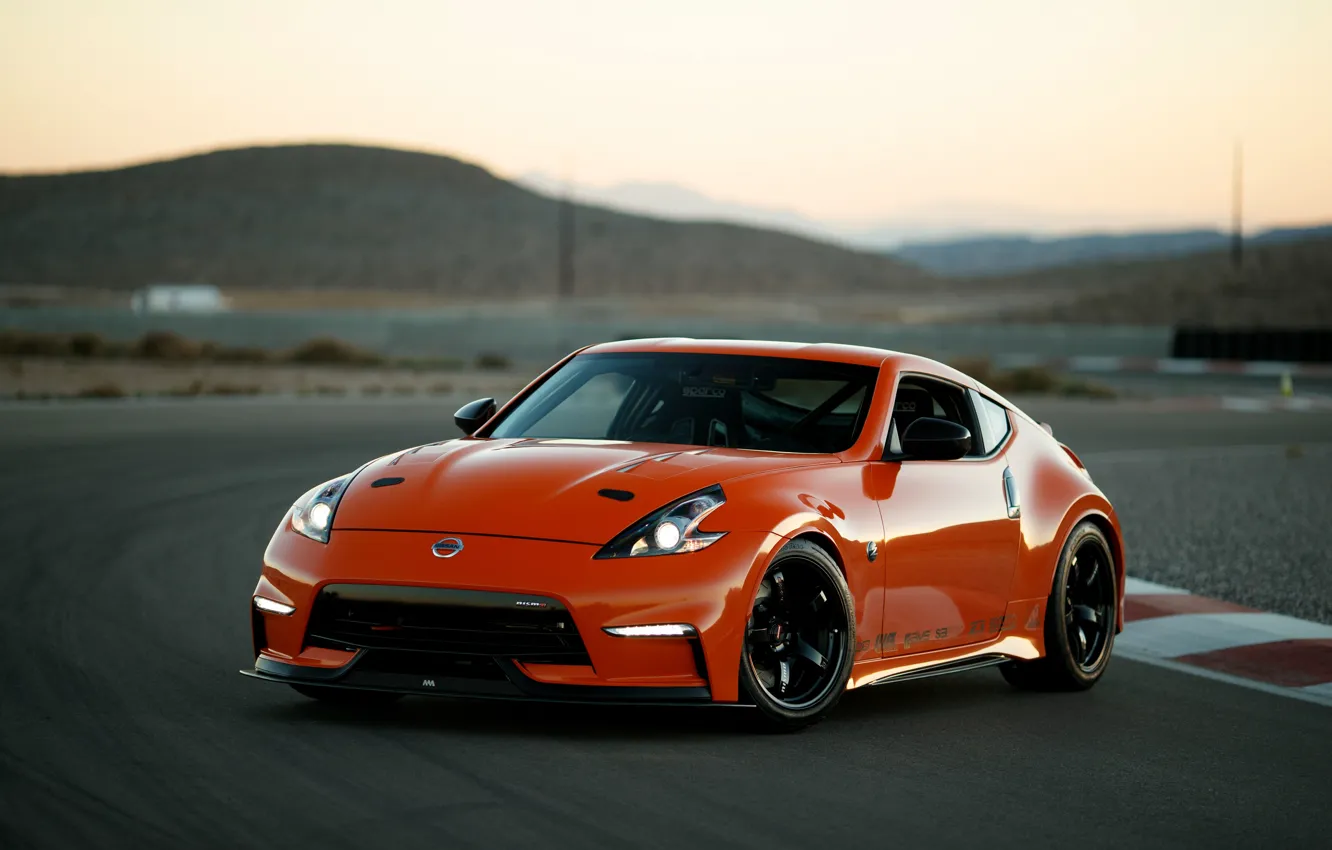 Photo wallpaper coupe, Nissan, track, 2018, 370Z, Nismo, Project Clubsport 23