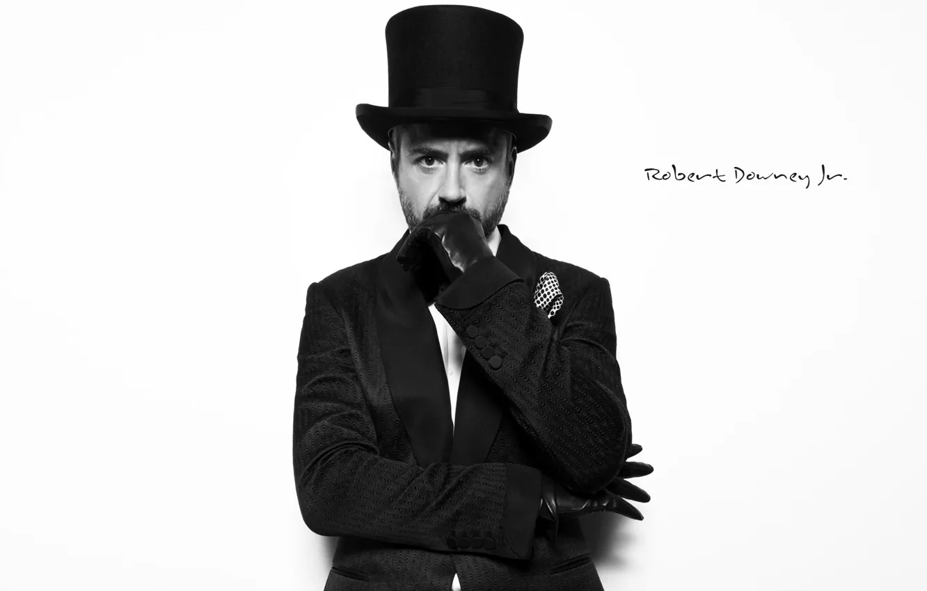 Photo wallpaper white, background, actor, male, Robert Downey Jr., Robert Downey Jr.