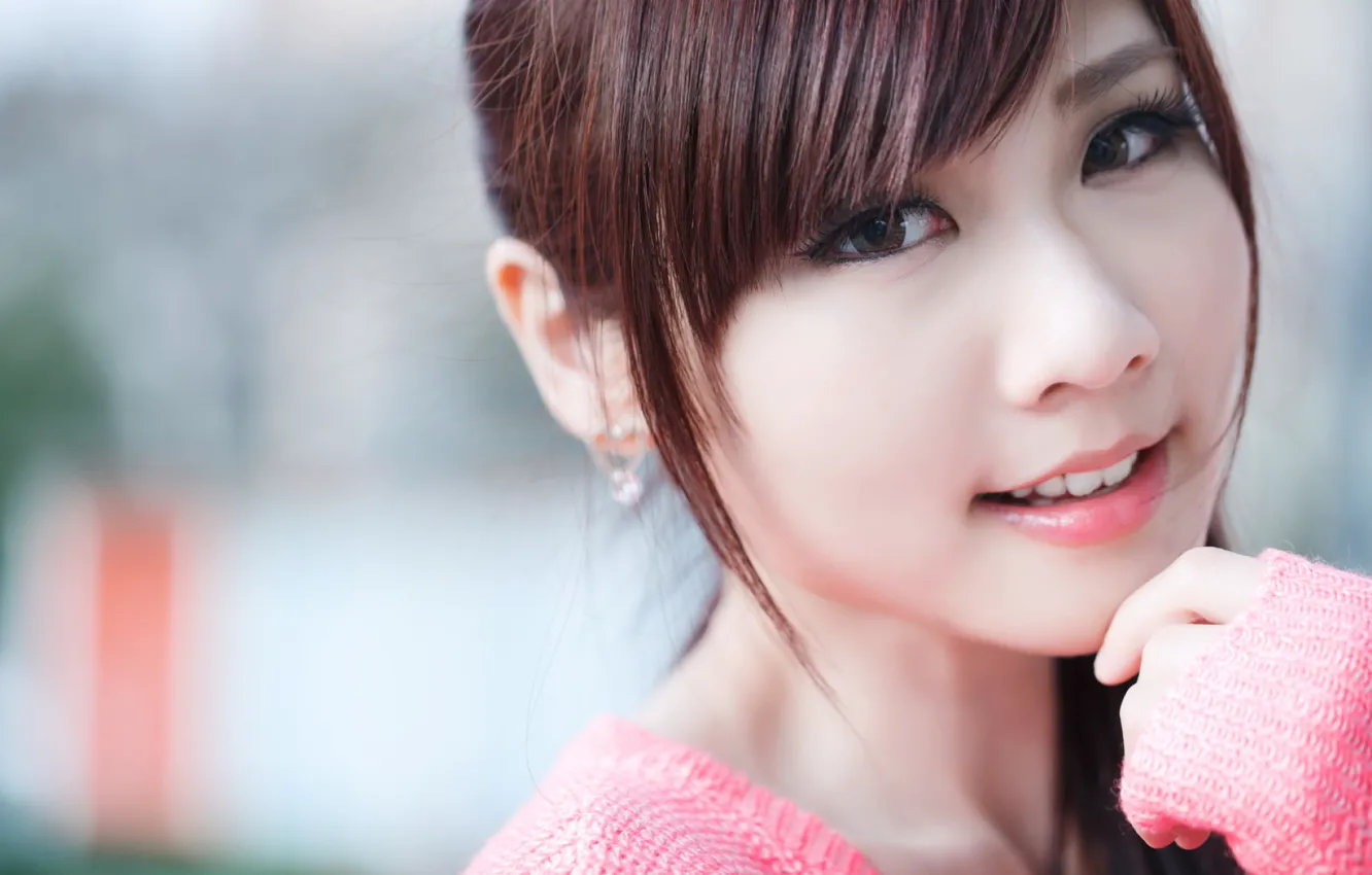 Photo wallpaper mood, face, asian, oriental