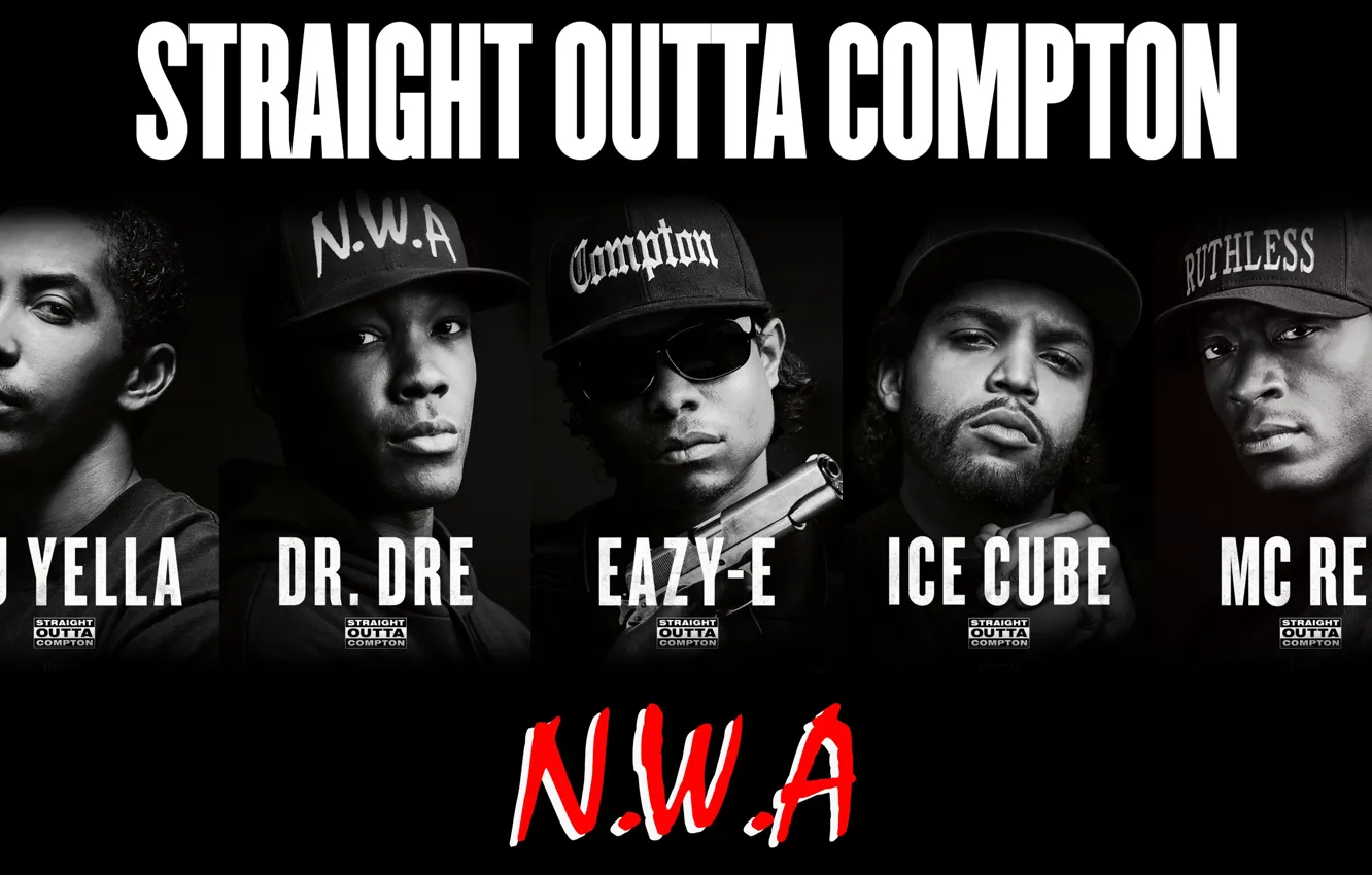 Photo wallpaper Music, Ice Cube, Movie, Film, Biography, Dr. Dre, Easy-E, N.B.A