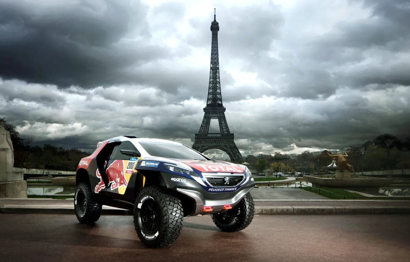 Photo wallpaper 2008, Peugeot, Peugeot, DKR