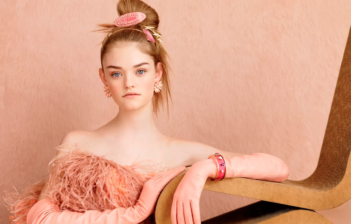 Photo wallpaper model, September, Teen Vogue, 2015, Willow Hand