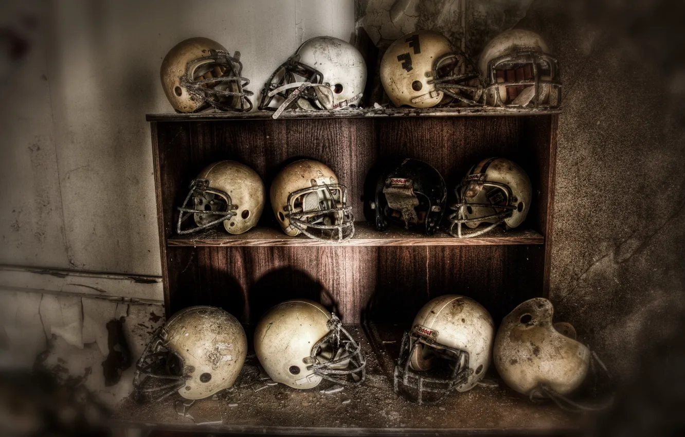 Photo wallpaper football, helmets, superbowl